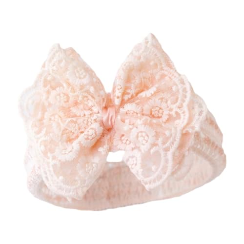 Baby Girl Bow Headband, Lace Bowknot Hairband, Wide Elastic Headdress, Princess Style