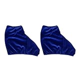 Happyyami 1 Par Fundas para Patines Cubre Botas De Patines De Hielo Cubrebotas De Patinaje sobre Hielo Cubierta De Empapadores De Patinaje Figura Cubre Botas Poliéster Patineta Niño Deportes