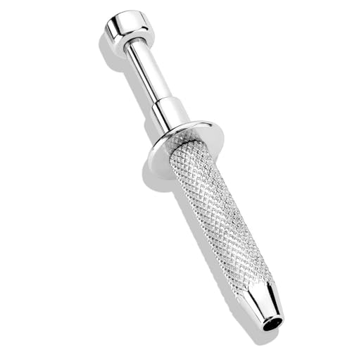 Pierced Owl Push-In Syringe Style Quad Prong Small Bead Holder Piercing Tool (Small (2.75