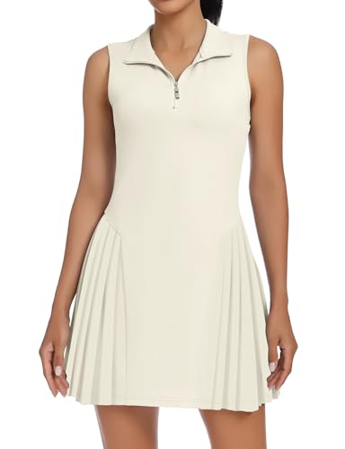 Koscacy White Golf Tennis Dress Women Tennis Outfits Women 2