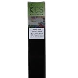 KCS 3 pc of 15" x 18" Counted Cross Stitch Cotton Aida Cloth Needlework Rolled Fabric Box,16CT,Black