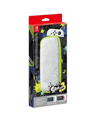 Nintendo Switch OLED Set Accesorios (Funda + 2 protectores pantalla) Edición Splatoon 3 | Ya disponible en tu tienda friki favorita! En mundofriki.es! Nintendo Switch OLED Set Accesorios (Funda + 2 protectores pantalla) Edición Splatoon 3 | Ya disponible en tu tienda friki favorita! En mundofriki.es!