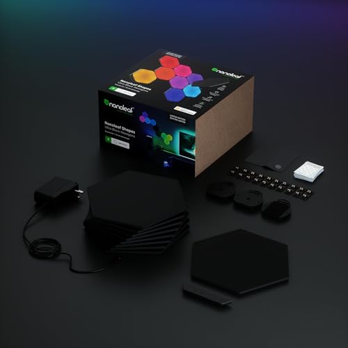 Nanoleaf Shapes Ultra Black Hexagon Starter Kit, view 2
