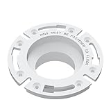 SEAFLO Universal Replacement RV Toilet 3' Floor Flange White