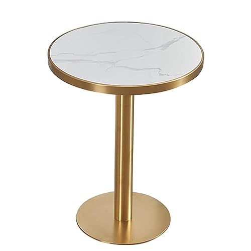 Table de bar ronde moderne JATIBOSH cuisine mange debout plateau marbre - 2