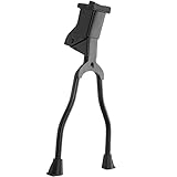 TecTake® Zweibeinständer Fahrradständer Doppelständer schwarz