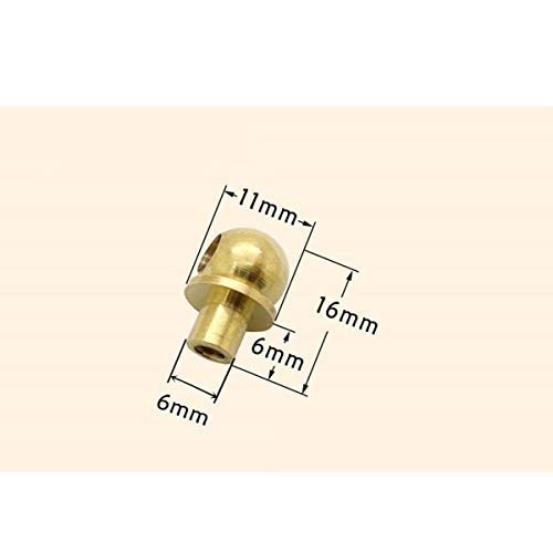 Txinmin 4 Pack Traditional Bail Cabinet Hardware Handle Pull Antique Brass Drawer Pull, 3-3/20 Inch Hole Centers (80Mm), Gold Brass Tone #TOP1