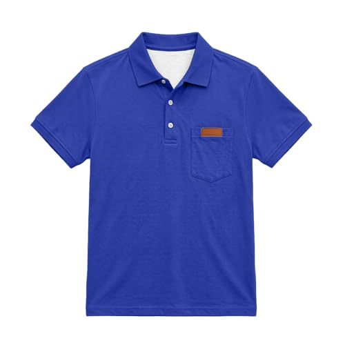 NATHGAM Boys and Girls Uniform Shirts Athletic Pique Polos School Clothes