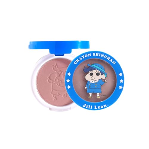 jill leen. ジルリーン&クレヨンしんちゃん連名 チーク 血色感 ナチュラル ふんわり発色 パウダーチーク 透明感 ピンクチーク オレンジチーク イエベ ブルべ コンパクト 人気 プレゼント 17色
