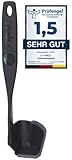 Littfield® Drehkellenspatel Black Edition - Thermomix® Zubehör TM6 TM5 TM31 - Spatel-Lippe flexibel - Made in Germany - BPA-frei (Schwarz / Anthrazit)