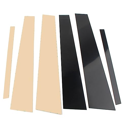 Tiras de pilar B con reflejo de espejo de PC para proteger ventanas de Audi A4L 5