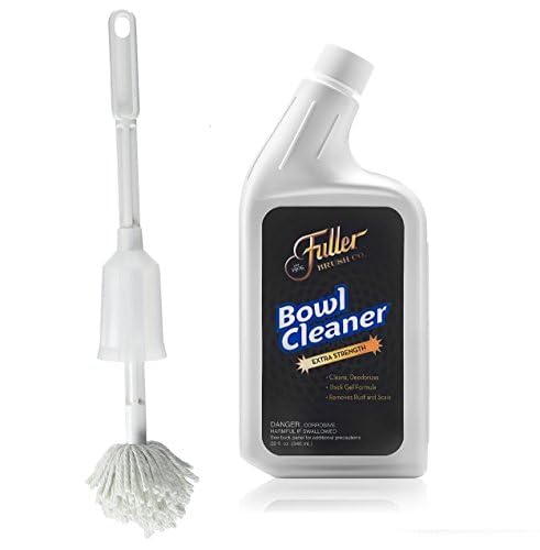 Fuller Brush Toilet Bowl Swab with Extra Strength Bowl Cleaner – Scratch-Free Toilet Bowl Cleaning, Long Handle, Deep Cleaning Under Rim