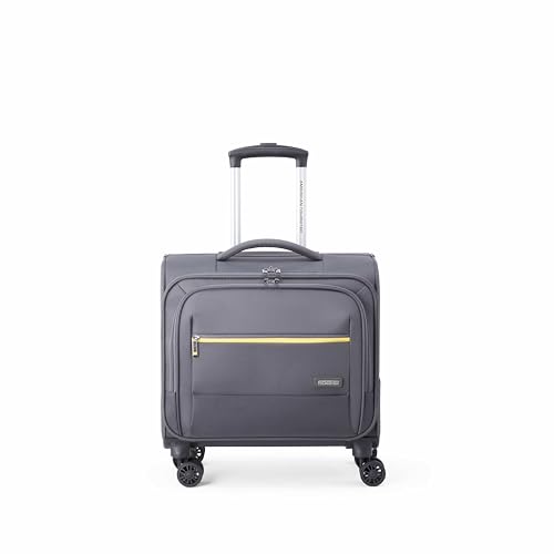 Image of American Tourister Trend Biz | 33 Ltrs | 1 Compartment | 360 Spinner Wheels | Rolling Tote Bag | 3 Year International Warranty Grey