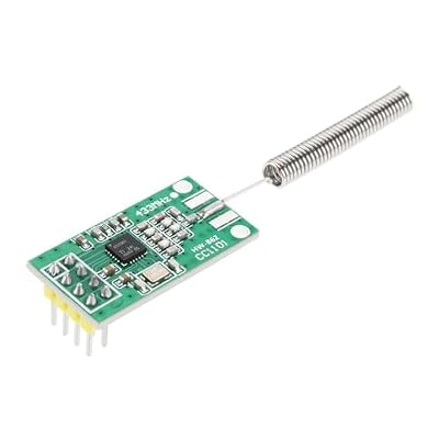 Alide Módulo RF de grado industrial para transmisión de información con chip CC1101, transceptor inalámbrico de 433 MHz para control industrial, alarmas de seguridad y hogares inteligentes. | Ya disponible en tu tienda friki favorita! En mundofriki.es! Alide Módulo RF de grado industrial para transmisión de información con chip CC1101, transceptor inalámbrico de 433 MHz para control industrial, alarmas de seguridad y hogares inteligentes. | Ya disponible en tu tienda friki favorita! En mundofriki.es!