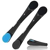 Rückenbräuner-Applikator, 14 Zoll faltbarer tragbarer Sonnencreme-Applikator, waschbarer, wiederverwendbarer Schwamm mit langem Griff für Selbstbräuner/Sonnencreme/Körperlotion