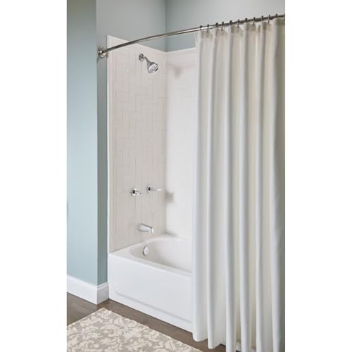 Moen Adler Double Handle Traditional Tub and Shower Trim Package with Single Function Shower Head by Moen - Used condition - Image 3