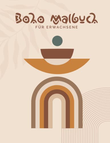 Boho Malbuch: 40 Motive zur Entspannung für Erwachsene | Geschenkidee | 21,59 x 27.9 cm | 83 Seiten (German Edition)