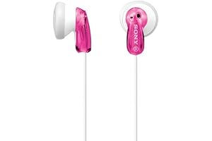 Vibrant Sony Wired Earbuds: Pink Symphony for Pure Audio Bliss