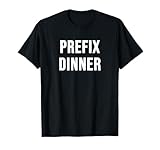 Prefijo Cena Camiseta