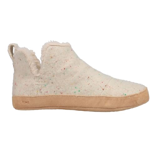 TOMS Women's Lola Slipper, Natural Speckled, 8