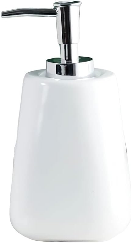 Soap Dispenser Ceramic Soap Dispenser Retro Pump Bottle ABS_ I Cheng Plastic Pump Head Lotion Dispenser Senior Hotel Bathroom Accessories for Kitchen,Bathroom,Office