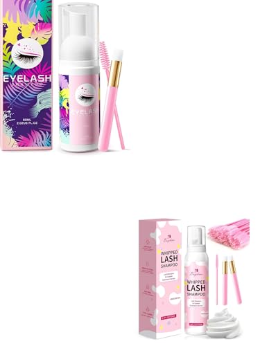 Buqikma Lash shampoo + Whipped Lash Cream Shampoo Kit