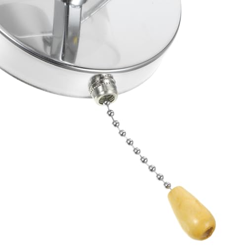 Sewroro Modern Wall Lamp with E27 Socket Pull Chain Solid Wall Sconce Lighting for Bedroom Loft Restaurant Decor Space Saving 8.26X5.31X3.93In by Sewroro - Image 9