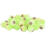 Juvale 50-Pack Bouncy Balls Halloween Party Supplies - Scary Eyeballs Glowing in The Dark - Green, 1.1 Inches