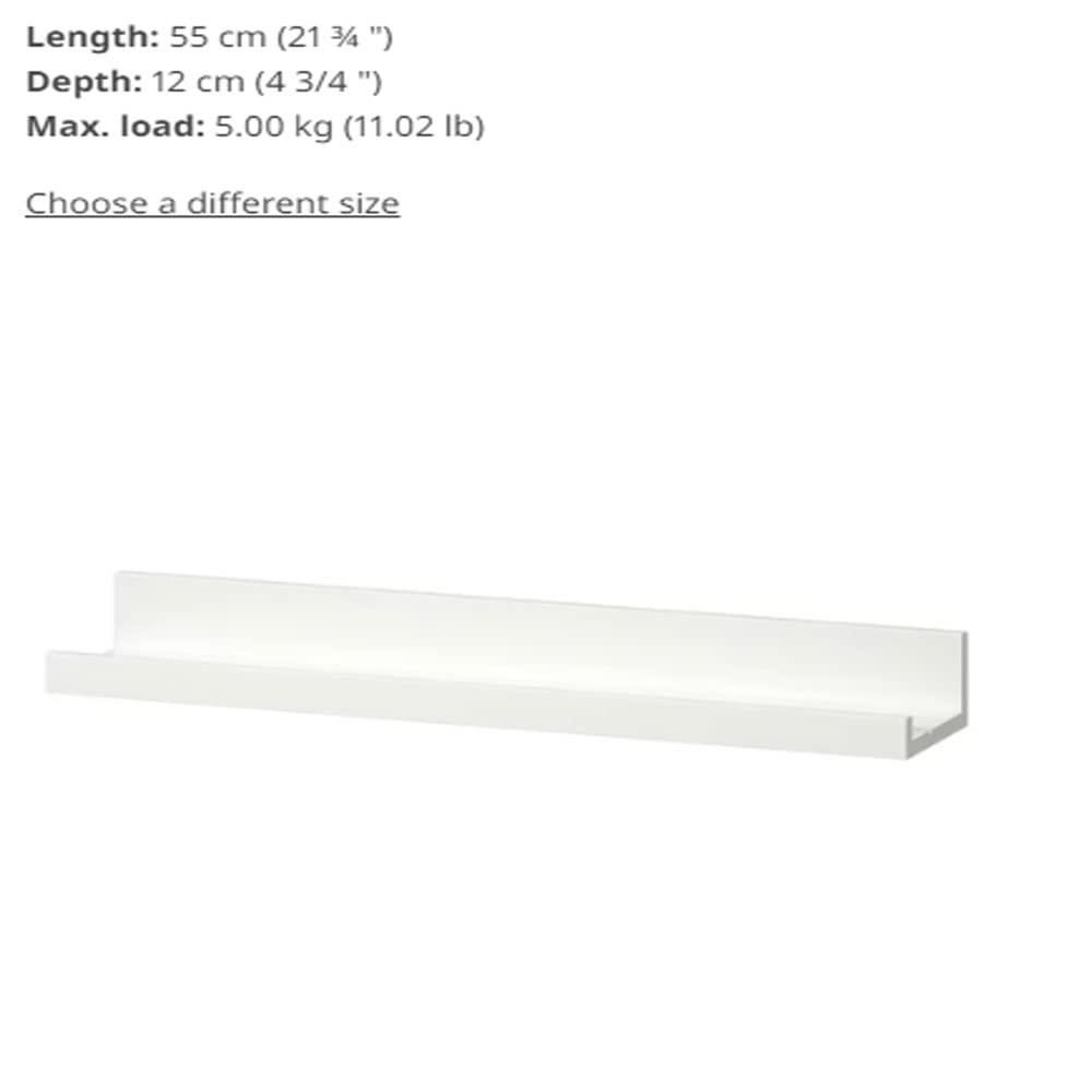 Amazon｜IKEA(イケア) MOSSLANDA アート用飾り棚, ホワイト (30297467