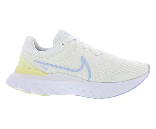 Nike React Infinity Run FK 3 Scarpe da corsa da donna, Luce Bianca Marin Citron Tönung, 37.5 EU