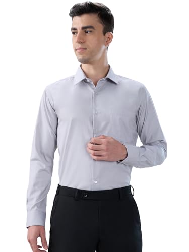 Image of Park Avenue Men Modern Slim Fit Structure Pattern Cotton Polyester Blend Semi Cutaway Collar Full Sleeve Formal Shirt