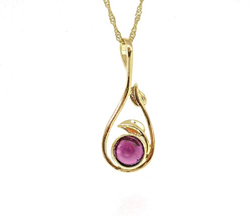 Amazon.com: Garnet Necklace pendant for 