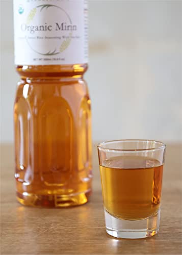 Organic Mirin Sweet Rice Seasoning 500 Ml (16.9 Fl Oz) - Traditional Umami Cooking Wine, Jas Certified (Equivalent To Usda Organic), Made In Japan By Kawashimaya #TOP2