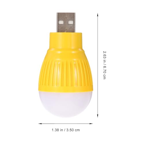 Lámparas USB LED Mini 4 piezas para noche color amarillo miniatura 2