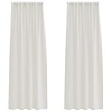 【Rideau en voile stylé】 Ce rideau en voile embellit ton espace de vie grâce à son design moderne, ajoutant une touche paisible à n'importe quelle pièce. Idéal pour salons, chambres ou bureaux, il s'harmonise avec divers décors tout en offrant un filtrage doux de la lumière. Sa transparence crée une ambiance relaxante et accueillante.