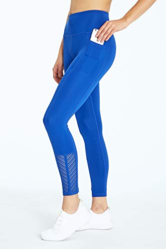 Bally Total Fitness Chevy High Rise Ankle Pocket Legging, Surf The Web, Large