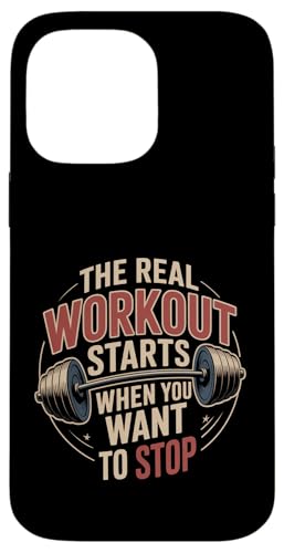 The Real Workout Starts When You Want To Stop |- �X�}�z�P�[�X iPhone 14 Pro Max �p