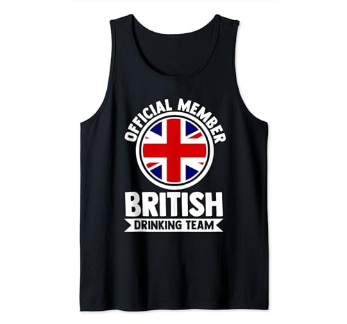miembro oficial británico equipo de beber Gran Bretaña Camiseta sin Mangas