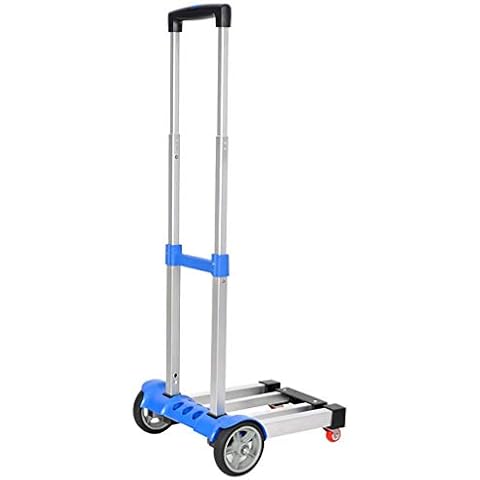 WQISON Aluminum alloy car trolley shopping trolley folding trolley carriage portable trolley carriage trolley portable trolley Cover