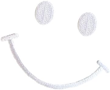 Amazon Co Jp スマイル ワッペン 刺繍ワッペン アイロン接着 Smile ニコちゃん にこちゃん アップリケ アイロンワッペン 手芸 かわいい ホビー