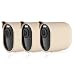 Produktbild Schützende Silikonhülle mit Sonnendach kompatibel mit Arlo Ultra - Zubehör und Schutz für Ihre Arlo-Kamera (beige, 3er Pack)