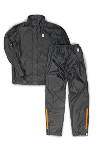 OJ Juego completo impermeable Nano Negro Talla XL