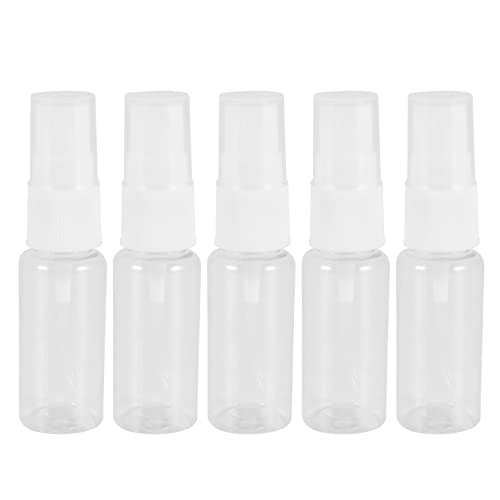 Okeeyseda 5 Piezas Belleza de PláStico Transparente Perfume Botella de VacíA PequeñA Botella de Viaje con Botella de Fino 20 Ml