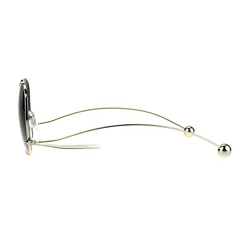 Womens Sunglasses Unique Designer Fashion Low Curved Ball Temple Frame4