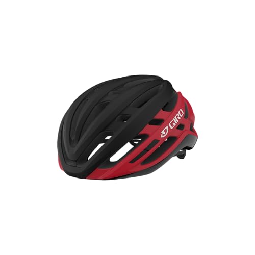 Giro Agilis Kask rowerowy matowy czarny/jasnoczerwony S