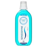 Sensodyne Alcohol Free Mouthwash with Fluoride, Cool Mint, 500 ml