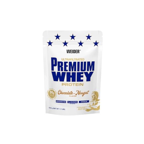 Weider Premium Whey Protein Powder, 500g, Chocolate-Nougat