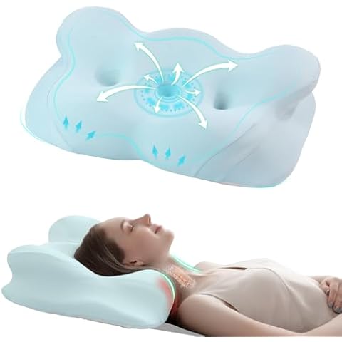 FUNCCUBE Cervical Neck Pillow for Pain Relief Cover