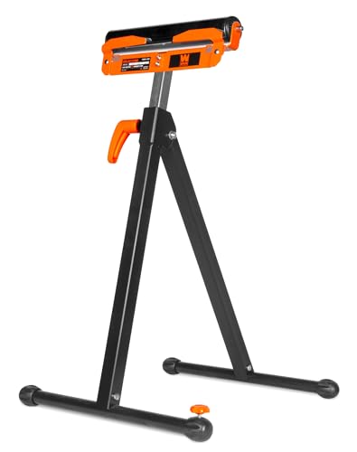 WEN Adjustable Roller Stands with Edge Guide, Two Pack, 500-Pound Capacity (4289-2) - Thumbnail 3