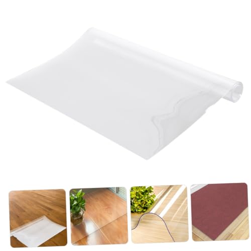 Protector de suelo transparente Abaodam alfombrilla antideslizante de PVC para cuidar su parqué 3